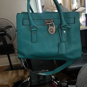 Teal Micheal Kors crossbody